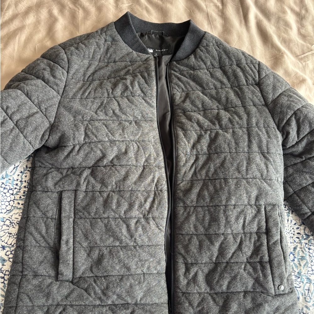 Robert Barakett Charcoal Puffer Jacket
